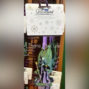 Disney Parks Sketchbook Sleeping Beauty Villain Maleficent Christmas Ornament